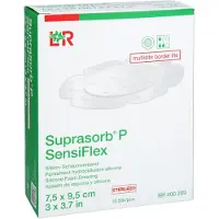 Lohmann & Rauscher GmbH & Co. KG Suprasorb P Sensiflex Multis.border Lite 7,5x9,5cm 10 St