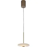 Paul Neuhaus Hängelampe Elipsa, dimmbar, bronze / altmessing, für Wohn- / Esszimmer, Glas