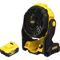 DeWalt DCE 512 N Akku Ventilator 18 V + 1x Akku 5,0 Ah - ohne Ladegerät