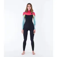 Hurley Advant 4/3 Mm Neoprenanzug Mit Langem Arm Und Reißverschluss Am Brustkorb Für Damen