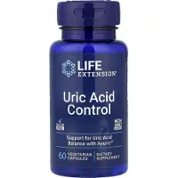 Life Extension , Uric Acid Control mit Terminalia bellirica-Fruchextrakt,vegane Kapseln 60 St