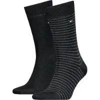 Tommy Hilfiger Socken "TH MEN SMALL STRIPE SOCK 2P" 2 Paar, 2 Stk. tlg. -Branding