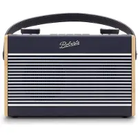 Roberts Radio Rambler Max, tragbares Radio, Dab+/FM/Bluetooth/WiFi, Marineblau, Farbe:Dunkelblau