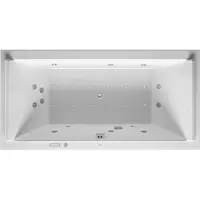 Duravit Whirlwanne Starck 180x90cm, Combi E, EB-Version, 2 RS, we.