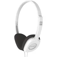 Koss KPH8, Kabelgebunden, 80 - 18000 Hz, Musik, Kopfhörer, Schwarz, Weiß