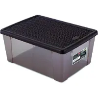 Stefanplast Elegance, Aufbewahrungsbox, Braun, Rechteckig, Einfarbig, Universal, Braun