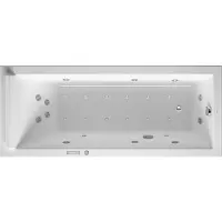 Duravit Whirlwanne Starck 170x70cm, Combi E, EB-Version, 1 RS, we.
