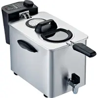 RGV Friteuse FRY TYPE4L 4L 2500W Schwarz und Edelstahl Einzel