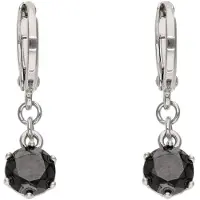 NAEMI Women Earrings in Silver Black | Gr.: onesize