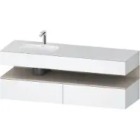Duravit Einbauwaschtisch-Möbel-Set Qatego 160x50x60cm, Kon-WTU, B, B l, T m/we ma