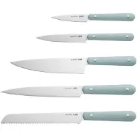 Berghoff Messerset Leo Line Slate Complete Grün (5-teilig)