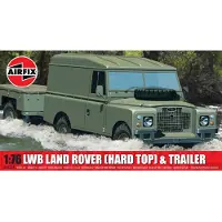 Airfix LWB Landrover(hard top) & Trailer 03/08