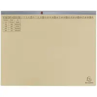 Exacompta 25 Hängehefter Exaflex Karton chamois 1 x Amtsheftung