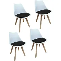 HTI Stuhl Atlanta Webstoff 4er-Set