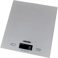 Mesko Kitchen Scales MS 3145 Maximum weight (capacity) 5 kg, Graduation 1 g, Silver, Warranty 24 month(s)