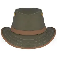 Tilley Hut The Outback TWC7 Herren Green British Tan-Maat 63