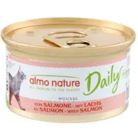 Almo Nature Daily Mousse mit Lachs Katzen-Nassfutter (85 g)
