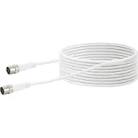 Schwaiger KDAK100 532 10m Type-F Type-F Weiss Koaxialkabel