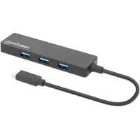 Manhattan 4-Port USB 3.2 Gen 1 Hub C-Stecker auf 4x A-Buchse