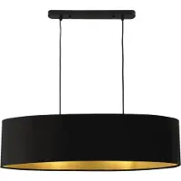 Lux.pro Design Hängeleuchte Pendelleuchte 2-flammig Hängelampe Leuchte Stoff []