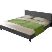 Corium Textil Doppelbett Polsterbett 180x200cm Bettgestell Bett Lattenrost Stoff