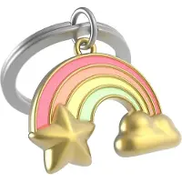 Metalmorphose Schlüsselanhänger Rainbow Cloud Star