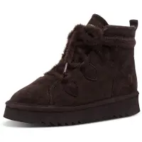 Tamaris Damen Winterboots Braun Rauleder Größe: 37