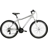 KROSS Mountainbike "Mountainbike Hardtail 26" LEA 1.0 silberfarben 21 Gänge" 21 Gang Shimano TOURNEY TY300 Schaltwerk Kettenschaltung