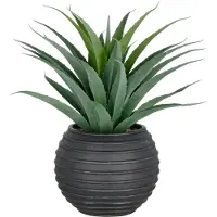 Creativ Green Kunstpflanze "Agave" in UV-beständiger Ausführung