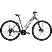 KROSS Crossrad "Crossrad Damen 28" Evado 3.0 grau 16 Gänge" 16 Gang Shimano ACERA M3020 Schaltwerk Kettenschaltung