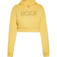 MyMo ROCKS Kapuzenpullover Damen gelb