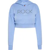 Mymo Kapuzenpullover Damen blau