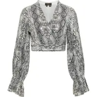 Faina Blouse portefeuille avec paillettes naemi