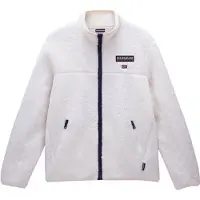 Napapijri Herren-Sportjacke Weiß - Regular Fit, Reißverschluss, Umweltfreundlich