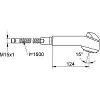 GROHE Eichelberg Vento Doppelstrahl-Brause für Spültischbatterien chrom - 44083626