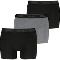 Puma Boxershorts "MEN EVERYDAY BASIC BOXERS 3P" Komfortabler elastischer Logobund