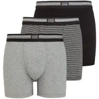 Jockey Trunk "Cotton Stretch" Mittlere Bundhöhe, längeres Bein, Logobund