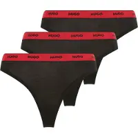 HUGO Stripe 10240727 Tanga 3 Einheiten
