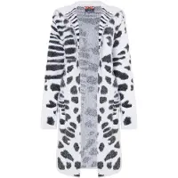 Mymo Strickcardigan Damen weiss