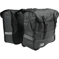 Lastpak Fahrradtasche Doppel 35 L Bisonyl Matt Schwarz