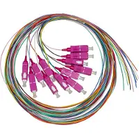 Link Pigtail Fibra Ottica Om4 Sc 2mt Simplex Confezione 12pz Colorati