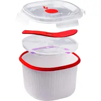 Snips 000849, Reiskocher, Rot, Transparent, Weiß, 2,7 l, 205 mm, 205 mm, 145 mm
