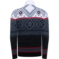 Rusty neal Strickpullover mit winterlichem Muster