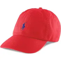 Ralph Lauren für Damen. 211912843022 Die ikonische rote Chinomütze aus Baumwolle (OSFA), Lässig