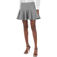 Moschino Wool Canvas Miniskirt Grey Größe: 38 | Miniröcke Outlet | Damen | Grau