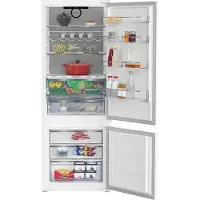 Beko Einbaukühlgefrierkombination "BCSA285K4SN", Energieeffizienz: E, weiß, Rechtsanschlag, wechselbar, Kühlschränke, Einbaukühlgefrierkombination, Topseller