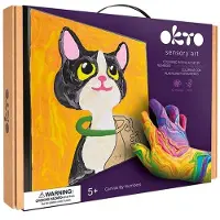 Okto Modelliermasse-Set nach Zahlen 29*29 cm Katze