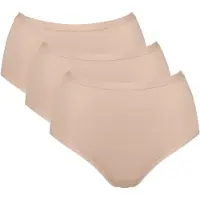 Sloggi High-Waist-Slip "GO Daily Cotton" Glanz-Effekt Details, hochgeschnittene Taille