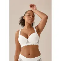 Naturana Schalen-BH "The Friday" 1 Stk. mit Bügel, mit Spitze, feminin, weich, bequem