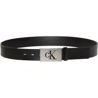 Calvin Klein Herrengürtel Ck Plaque Smooth 35Mm LV04D7043G Schwarz 95